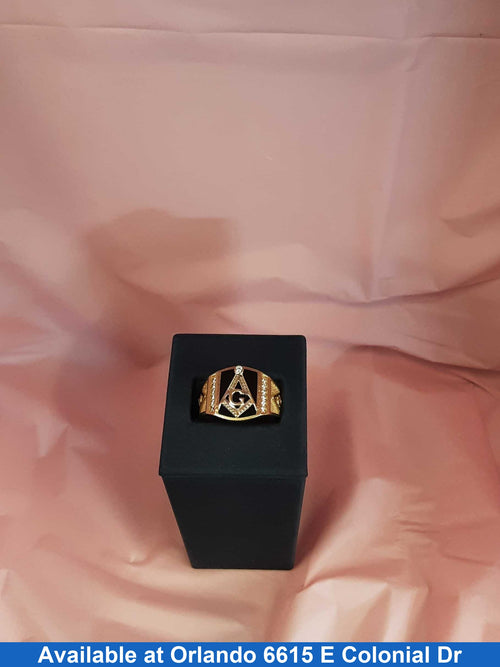 Men's Ring - Yellow Gold 14k (.585) 9.3 grams Size 12