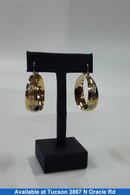 Bangle Earrings - White Gold 14k (.585) 6.8 grams