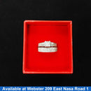 Ring - Engagement Set - White Gold 14k (.585) 7 grams Size 7