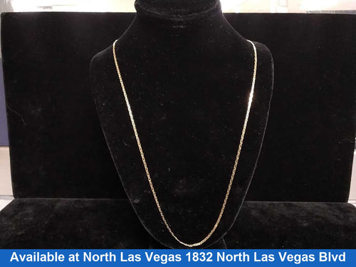 Chain - Yellow Gold 14k (.585) 5 grams 36 inch