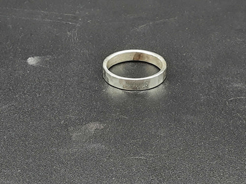 Ring - Wedding Band - Silver 5.9 grams Size 13