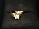 Women's Ring - Solitaire - Yellow Gold 14k (.585) 4.6 grams Size 7