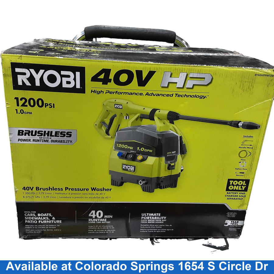 Ryobi Green Corded Pressure Washer