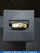 Ring - Wedding Band - White Gold 14k (.585) 5.5 grams Size 20