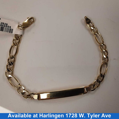 ID Bracelet - Yellow Gold 10k (.417) 3.9 grams 7 inch