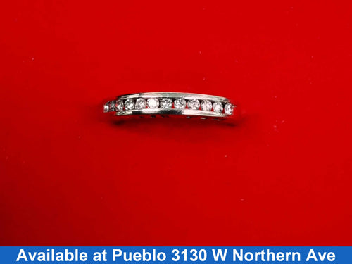 Women's Ring - White Gold 10k (.417) 2.2 grams Size 5.5