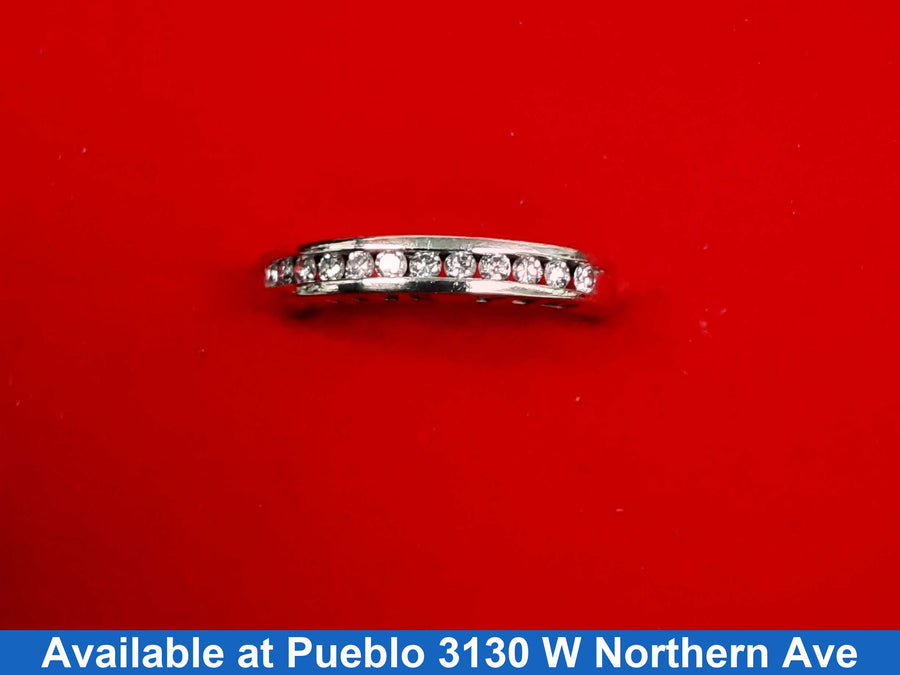 Women's Ring - White Gold 10k (.417) 2.2 grams Size 5.5