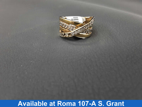Women's Ring - Yellow Gold 10k (.417) 5.6 grams Size 10
