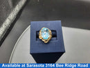 Women's Ring - Yellow Gold 14k (.585) 6.8 grams Size 7.5