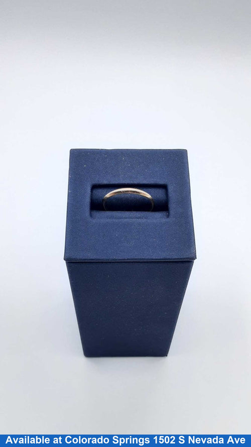 Ring - Wedding Band - Yellow Gold 14k (.585) 0.8 grams Size 7