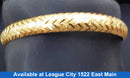 Bangle Bracelet - Yellow Gold 14k (.585) 11.5 grams 6 inch