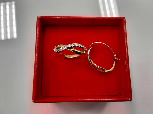 Hoop Earrings - Yellow Gold 14k (.585) 1.5 grams
