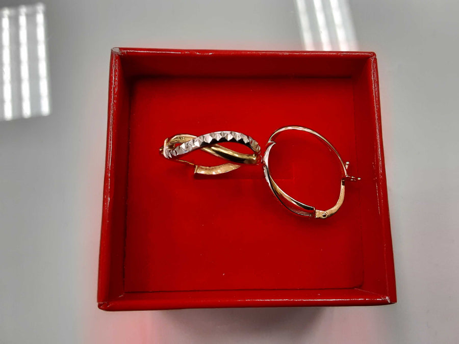 Hoop Earrings - Yellow Gold 14k (.585) 1.5 grams