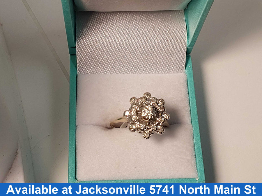 Women's Ring - Yellow Gold 14k (.585) 5.1 grams Size 9