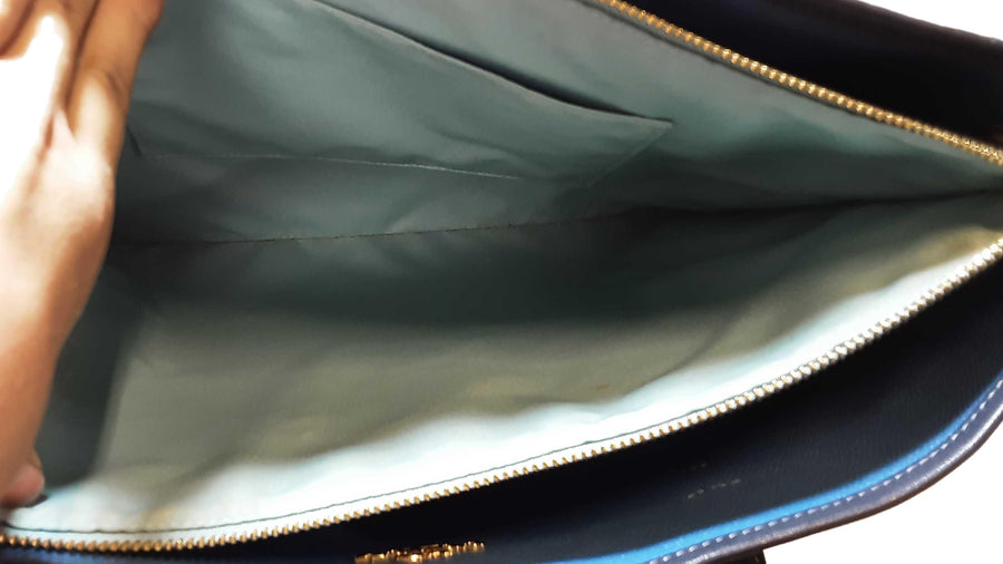 Coach C2140-c4088 Blue Purse / Handbag