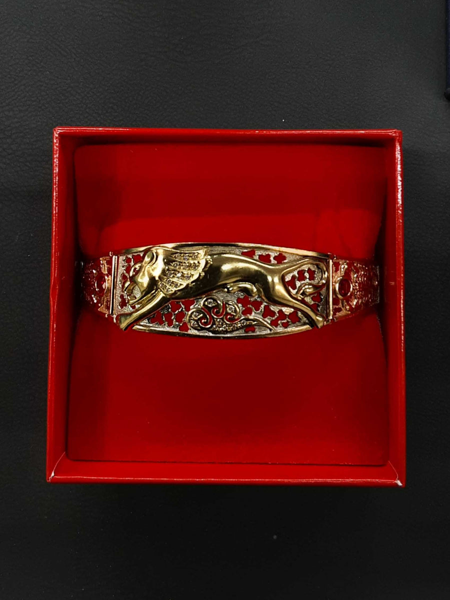 Bracelet - Tricolor Gold 14k (.585) 32.6 grams 7 inch