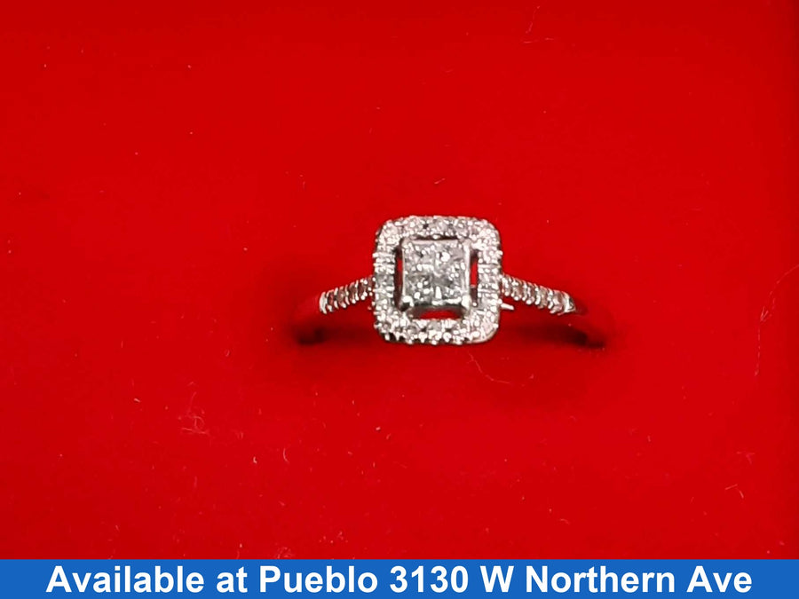 Women's Ring - White Gold 10k (.417) 2.7 grams Size 7