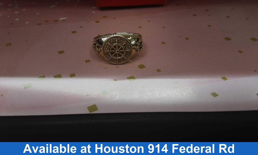 Men's Ring - Yellow Gold 14k (.585) 7 grams Size 12.5