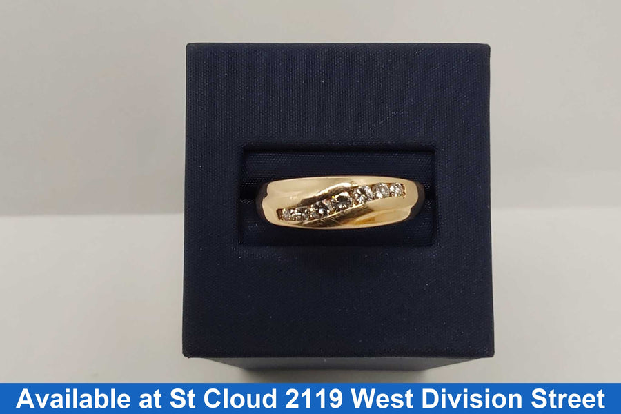 Men's Ring - Yellow Gold 14k (.585) 3.1 grams Size 11