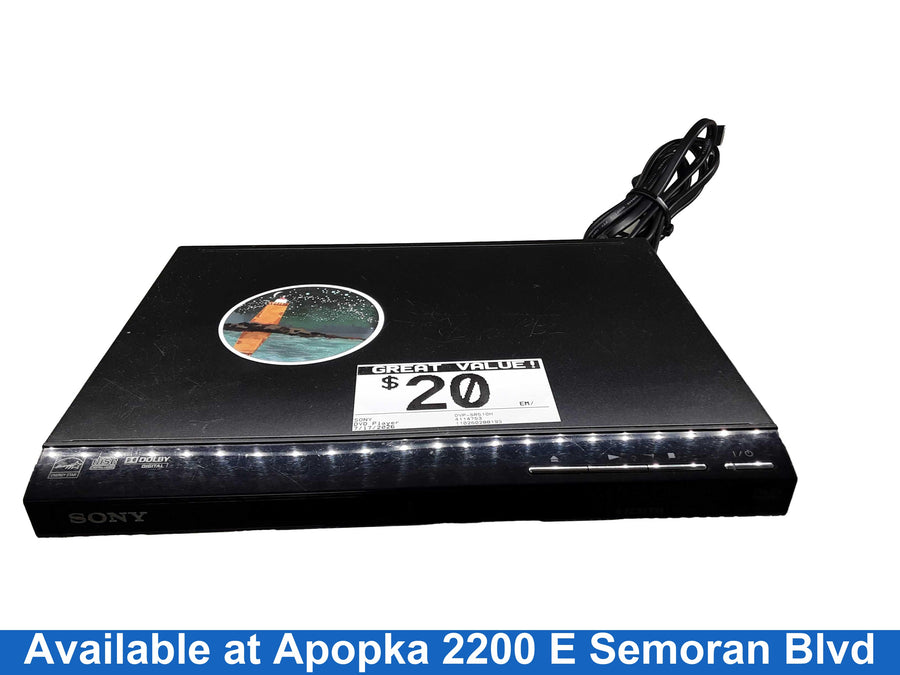Sony Dvp-sr510h Black DVD Player