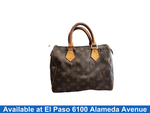 Louis Vuitton Nano Speedy Brown Purse / Handbag