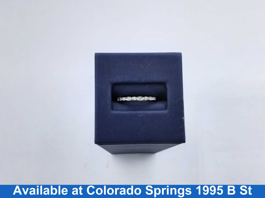 Ring - Wedding Band - White Gold 14k (.585) 1.4 grams Size 5