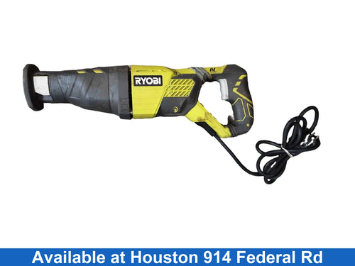 Ryobi Rj186v Green Corded Reciprocating Saw