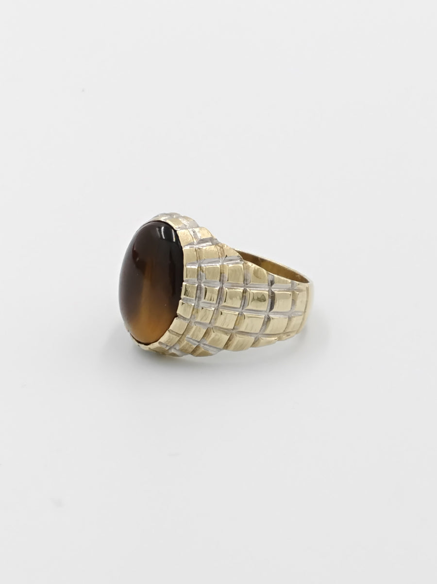 Men's Ring - Yellow Gold 14k (.585) 7.6 grams Size 11