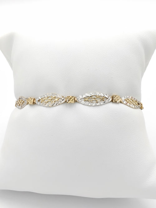 Link Bracelet - Yellow Gold 10k (.417) 3.5 grams 8 inch