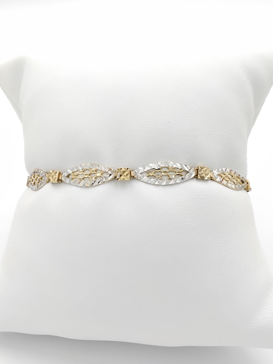 Link Bracelet - Yellow Gold 10k (.417) 3.5 grams 8 inch