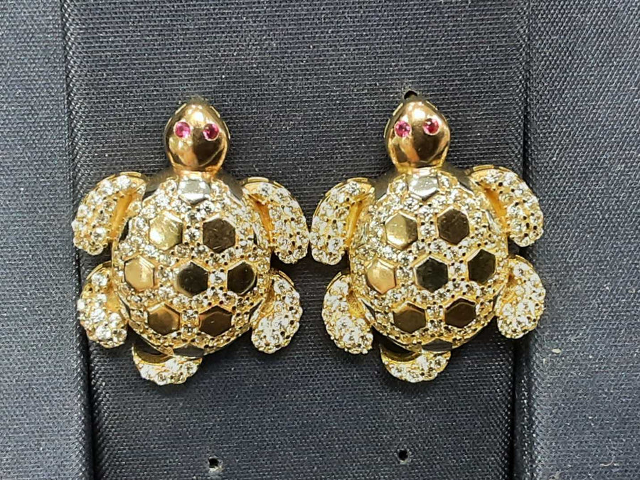 Earrings - Yellow Gold 10k (.417) 5.2 grams