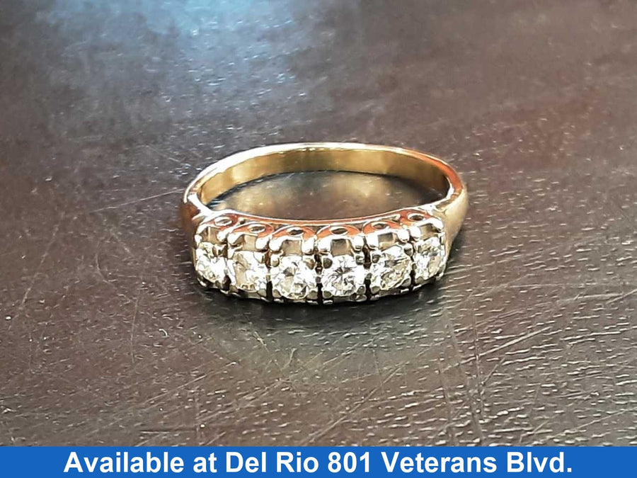 Ring - Wedding Band - Yellow Gold 14k (.585) 3 grams Size 8.5