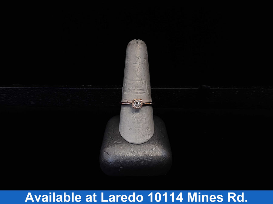 Women's Ring - Solitaire - Rose Gold 14k (.585) 3 grams Size 7