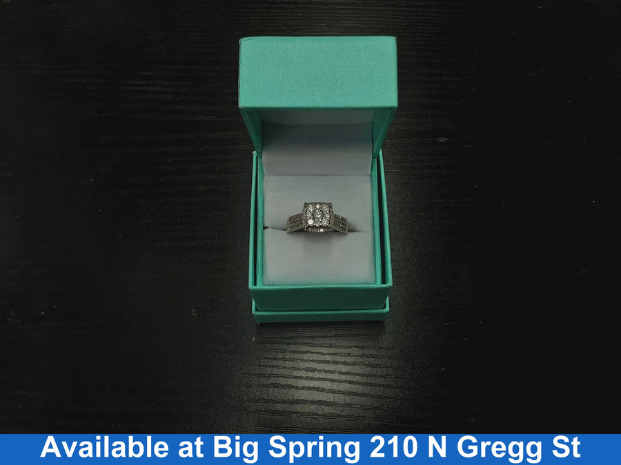 Women's Ring - White Gold 14k (.585) 3.4 grams Size 11