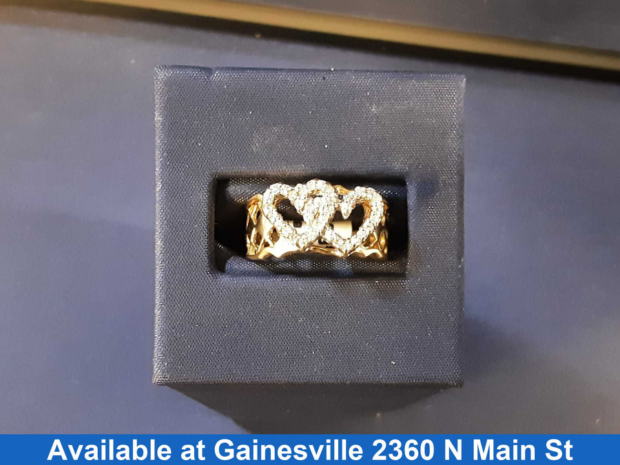 Women's Ring - Yellow Gold 10k (.417) 4.3 grams Size 8