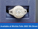 Women's Ring - White Gold 14k (.585) 5.9 grams Size 20