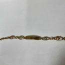 ID Bracelet - Yellow Gold 14k (.585) 12 grams 8 inch
