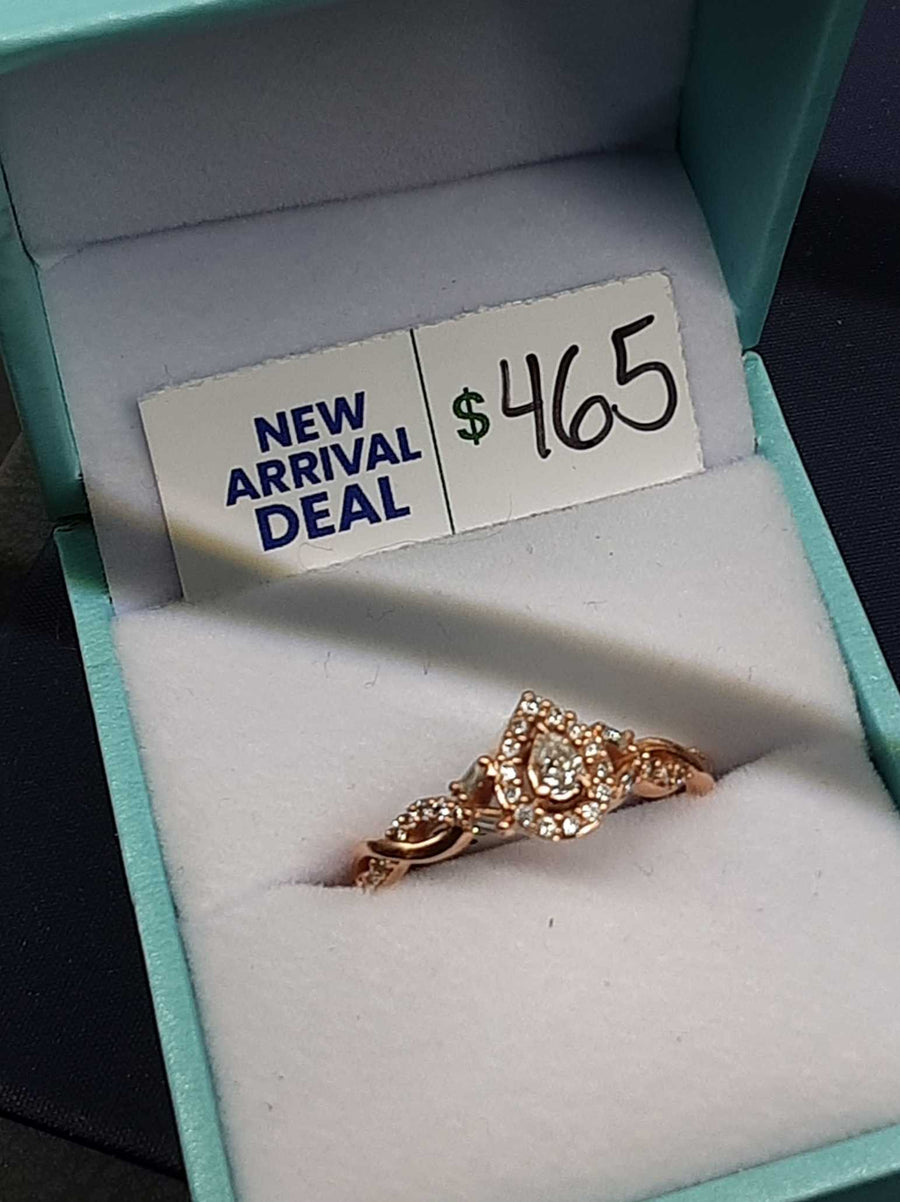 Women's Ring - Rose Gold 10k (.417) 3.3 grams Size 20