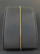 Rope Bracelet - Yellow Gold 14k (.585) 2.3 grams 9 inch