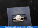 Ring - Engagement Set - White Gold 14k (.585) 3.9 grams Size 9