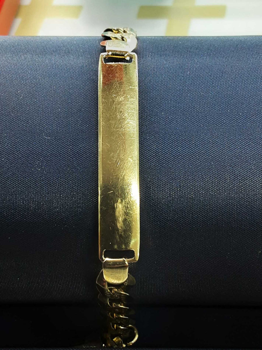 ID Bracelet - Yellow Gold 14k (.585) 18.2 grams 7 inch