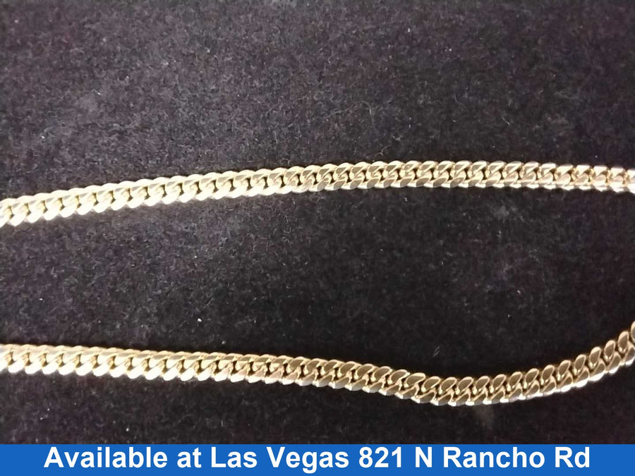 Cuban Link Chain - Yellow Gold 10k (.417) 105.7 grams 30 inch