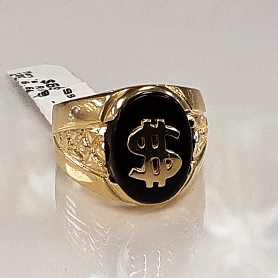 Men's Ring - Yellow Gold 10k (.417) 6.6 grams Size 8.5