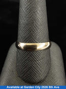 Ring - Wedding Band - Yellow Gold 14k (.585) 2.8 grams Size 11