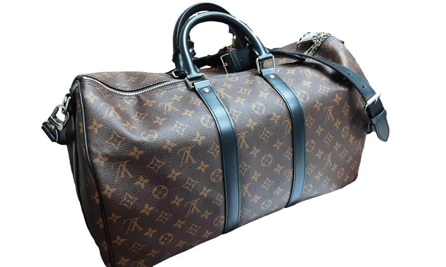 Louis Vuitton Keepall Bandouliere 45 Brown Purse / Handbag