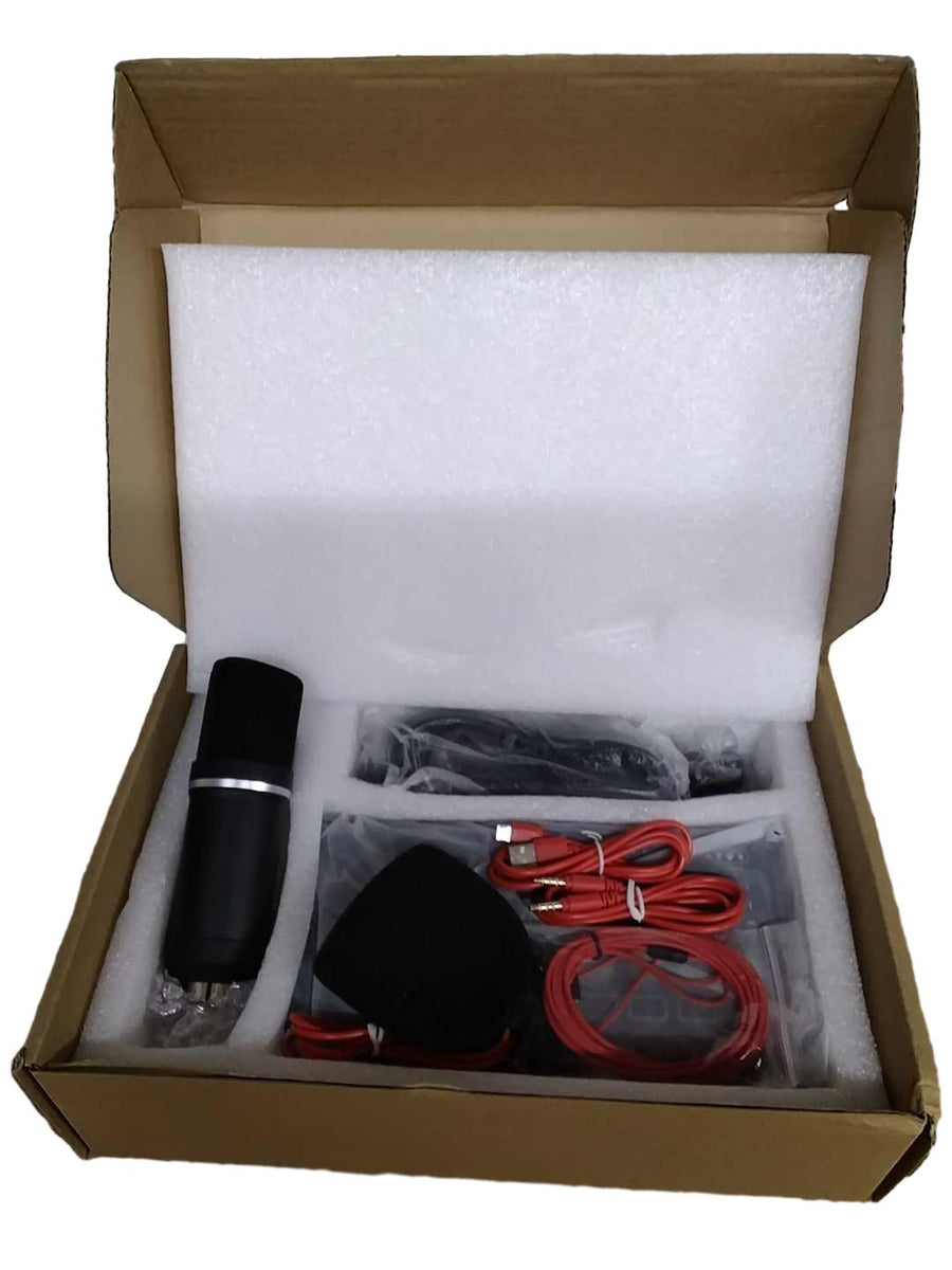 Hayner Seek Black Corded Microphone