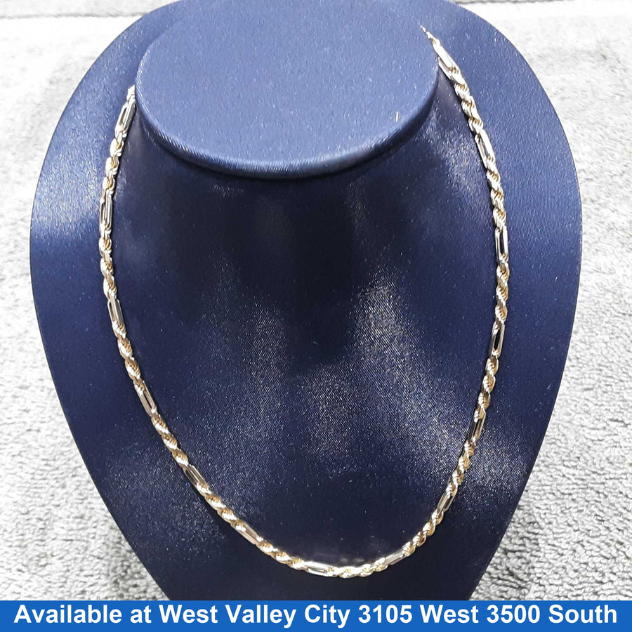 Rope Chain - Yellow Gold 14k (.585) 13.5 grams 24 inch