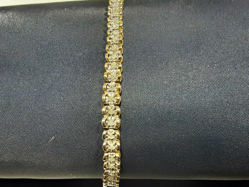 Tennis Bracelet - Yellow Gold 10k (.417) 5.5 grams 10 inch