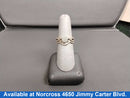Ring - Engagement Set - Yellow Gold 10k (.417) 4.4 grams Size 7.5