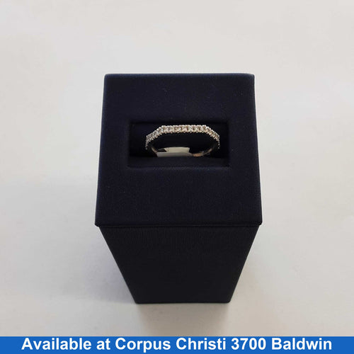 Ring - Wedding Band - White Gold 14k (.585) 1.8 grams Size 7